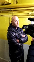 La réaction de Xavier Collin après la victoire d'Epinal face à Lille 2