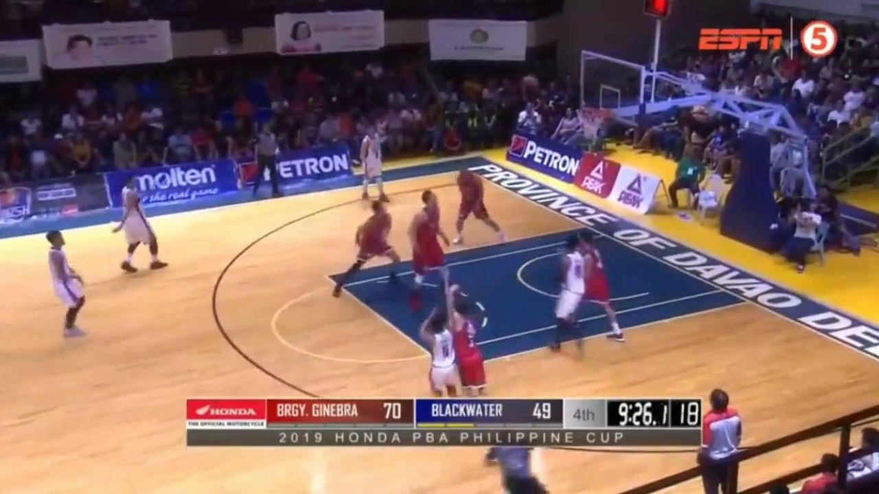 Ginebra vs Blackwater - 4th Qtr February 9, 2019 - Eliminations PBA Philippine Cup 2019