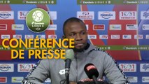 Conférence de presse AS Béziers - FC Sochaux-Montbéliard (0-0) : Mathieu CHABERT (ASB) - Omar DAF (FCSM) - 2018/2019