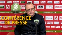 Conférence de presse AC Ajaccio - Chamois Niortais (1-0) : Olivier PANTALONI (ACA) - Pascal PLANCQUE (CNFC) - 2018/2019