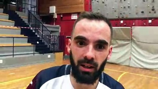 Coupe de France Futsal – Anthony GRECO réagit après la qualification du CALUIRE FC contre TOULOUSE METROPOLE