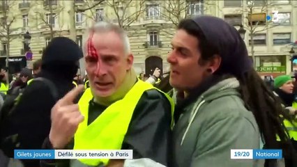 "Gilets jaunes ": tensions devant l'Assemblée nationale