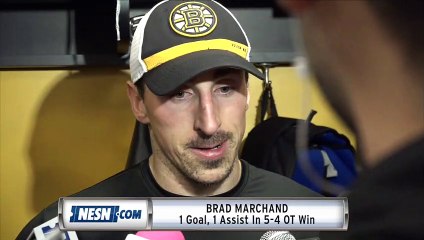 Brad Marchand Praises His Friend, Patrice