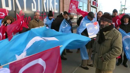 New York'ta Doğu Türkistan protestosu - NEW YORK