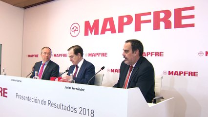 Mapfre gana 529 millones en 2018, un 24,5% menos pero mantiene el dividendo