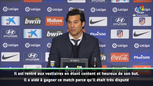 23e j. - Solari : Bale était content et heureux de son but