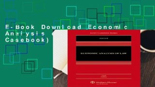 E-Book Download Economic Analysis of Law (Aspen Casebook) Online