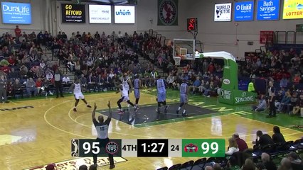 Derek Cooke Jr. Posts 16 points & 17 rebounds vs. Maine Red Claws