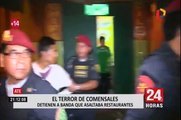 Ate: Caen delincuentes que asaltaban restaurantes en Carretera Central