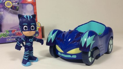 PJ Masks Catboy's Cat Car Vehicle - Unboxing Demo Review Keith's Toy Box