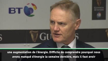 VI Nations - Schmidt : "Une augmentation de l'énergie"