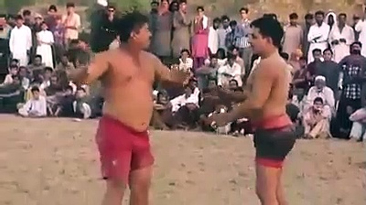 Amazing video of strange local kabaddi competition in ground