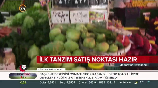 İlk tanzim satış noktası hazır