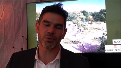 Brice Le Faux directeur du zoo de Mulhouse présente l'espace Afrique