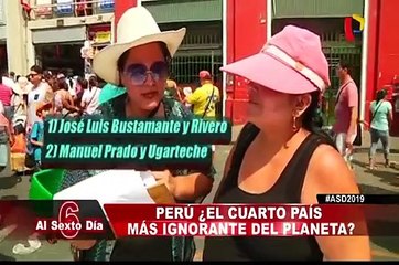 Perú se ubica como el cuarto país más ignorante del planeta