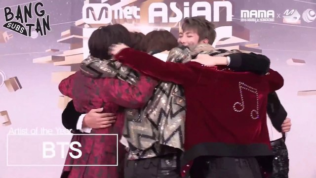 [ENG] 161202 [2016MAMA x M2] Congratulation! BTS!