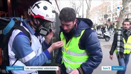 "Gilets jaunes" : les secouristes volontaires