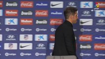 Simeone Keluar Ruangan Konferensi Pers Setelah Kekalahan Atas Madrid