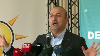 Çavuşoğlu: 'Allah'tan başka hiç kimseden korkmayanlarla ittifak yapıyoruz biz' - ANTALYA