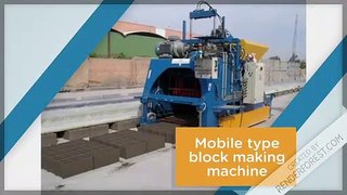 Made in Italy concrete block making machine in Bangladesh and India.