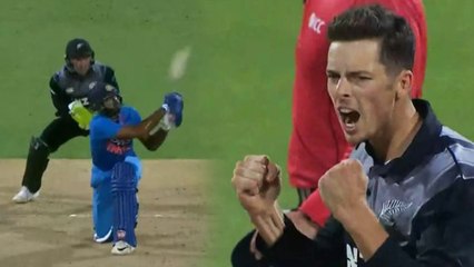 Ind vs NZ 3rd T20I: Vijay Shankar's cameo comes to an end, Mitchell Santner strikes| वनइंडिया हिंदी