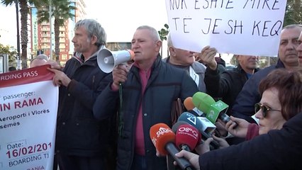 Protesta e PD ne Vlore