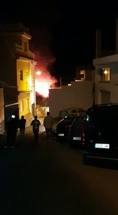 Incendio de una vivienda en La Victoria, Tenerife