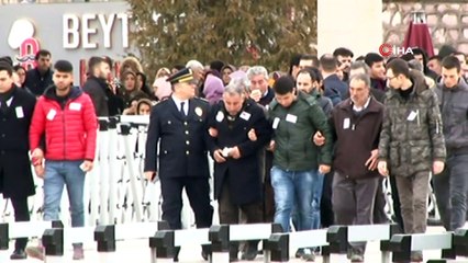 Şehit polis memuru Yusuf Çelik son yolculuğuna uğurlandı