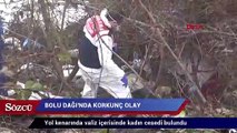 Bolu Dağı’nda yol kenarına atılan bavulun içinden kadın cesedi çıktı