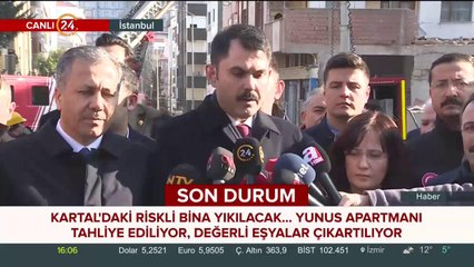 Murat Kurum açıklama yapıyor