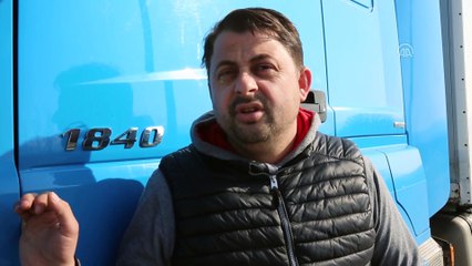 Kapıkule'de yaklaşık 14 kilometrelik tır kuyruğu oluştu - EDİRNE