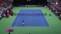 Fed Cup 1/4 de finale, Belgique - France : Garcia expéditive dans le premier set