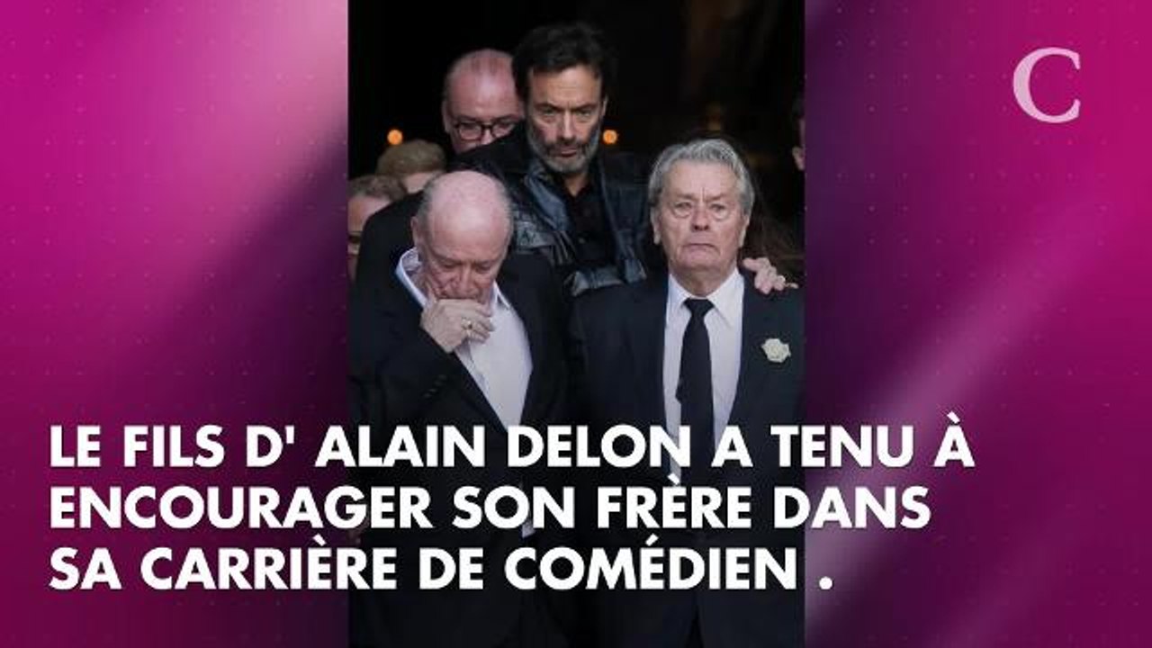 PHOTO. "Une pure gueule de cinoche" : Anthony Delon encourage son frère, Alain-Fabien Delon, dans sa carrière d'acteur