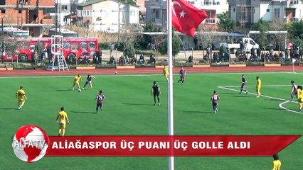 Aliağaspor Üç Puanı Üç Golle Aldı