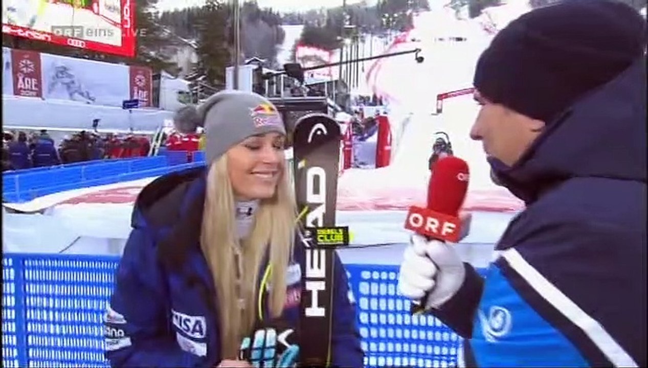 Lindsey Vonn-Interview Are Downhill Bronze Medal