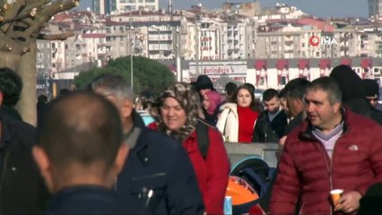 İstanbul’da bahar havasını fırsat bilenler parklara ve sahil kenarlarına akın etti