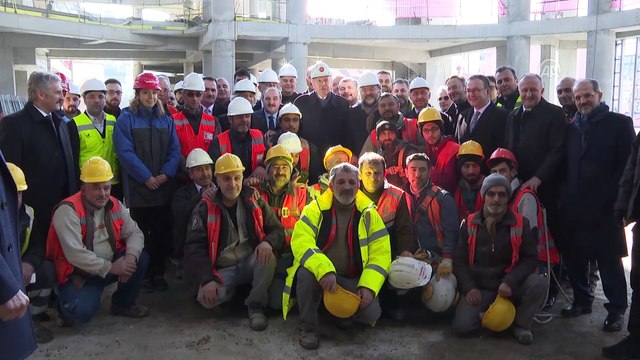 Cumhurbaşkanı Erdoğan Taksim Camisi inşaatını gezdi (2) - İSTANBUL