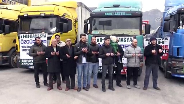 Suriye'deki ihtiyaç sahiplerine insani yardım - AMASYA