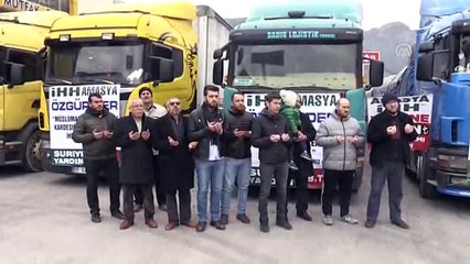 Suriye'deki ihtiyaç sahiplerine insani yardım - AMASYA