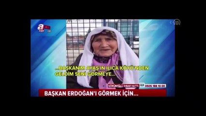Erdoğan, 83 yaşındaki Meliha Nine ile bir araya geldi - İSTANBUL