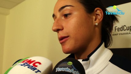 Fed Cup 2019 - Caroline Garcia avec les Bleues en demies ? : "Je préfère savourer, pour l'instant"