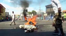 Al menos un muerto en las protestas contra el presidente de Haití