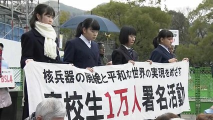 La protesta silenziosa delle vittime di Hiroshima e Nagasaki