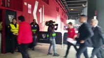 Sevilla-Éibar: Llegada del Éibar al Sánchez Pizjuán