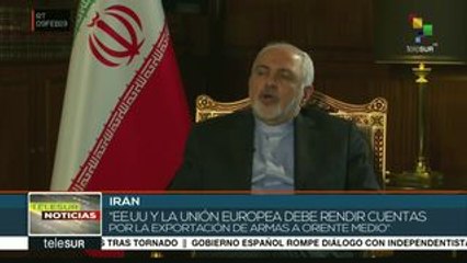Irán exige respuestas de EE.UU. y UE por comercio de armas