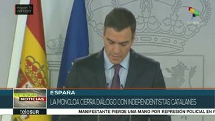 España: Sánchez cierra diálogo con independentistas catalanes