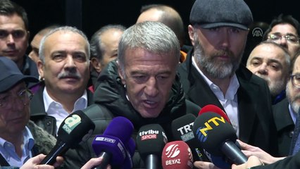 Galatasaray-Trabzonspor maçının ardından - Ahmet Ağaoğlu (2) - İSTANBUL