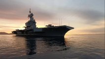 REPORTAGE BFMTV - Les images à bord du porte-avions Charles de Gaulle, entièrement rénové et modernisé