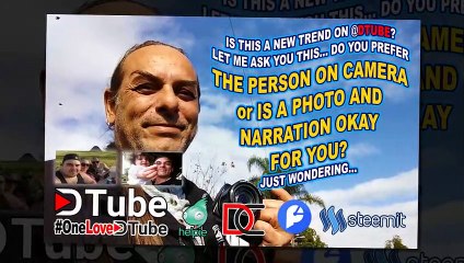 Is this a New Trend on @dtube - A Thumb Nail with Narration - Do You Prefer to See the Actual Person on Video or do you Like the Narration Video