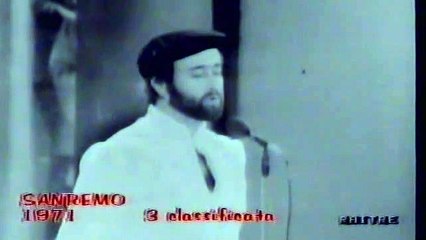 SANREMO 1971 LUCIO DALLA  /  4 MARZO 1943